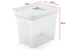 NNEKG Pets Airtight Pet Food Storage Container 9L