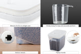 NNEKG Pets Airtight Pet Food Storage Container 9L
