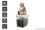 NNEKG Pets Airtight Pet Food Storage Container 9L