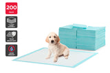 NNEKG Pets 200 Pack Puppy Training Pads (Blue)