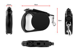 NNEKG Pets LED Dog Leash with Bag Dispenser