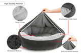 NNEKG Pets Hooded Snuggle Bed (80cm)