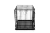 NNEKG Pets Collapsible Metal Dog Crate Slide Door 42