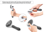 NNEKG Pets Self Cleaning Slicker Grooming Brush