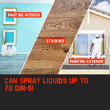 NNEMB 740W HVLP Electric Paint Sprayer Gun-DIY Spray Station Tool