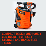 NNEMB 740W HVLP Electric Paint Sprayer Gun-DIY Spray Station Tool