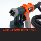 NNEMB 740W HVLP Electric Paint Sprayer Gun-DIY Spray Station Tool