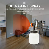 NNEMB 3-Way Nozzle Electric Paint Sprayer Gun HVLP DIY Spray Station 450W