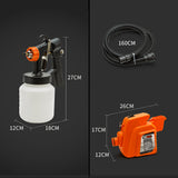 NNEMB 3-Way Nozzle Electric Paint Sprayer Gun HVLP DIY Spray Station 450W