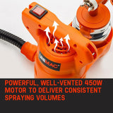 NNEMB Electric Paint Sprayer Gun DIY 450W HVLP Portable Spray Station