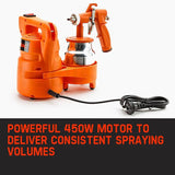 NNEMB Electric Paint Sprayer Gun DIY 450W HVLP Portable Spray Station