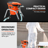NNEMB 740W Electric Airless Paint Station-Portable High Pressure Sprayer Gun