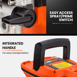 NNEMB 740W Electric Airless Paint Station-Portable High Pressure Sprayer Gun