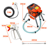 NNEMB 740W Electric Airless Paint Station-Portable High Pressure Sprayer Gun