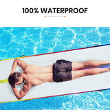 NNEMB 400x100x10cm Inflatable Air Track Mat Tumbling Gymnastics-Multi-Coloured-with Electric Pump