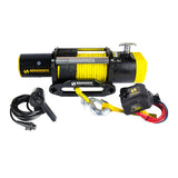 NNEDPE Heavy duty 12500LBS 12V Electric Winch Synthetic Rope  4x4 Truck