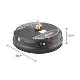 NNEMB 15 Nylon Pressure Washer Surface Cleaner-1/4 Fitting-For Concrete Driveway Patio Floor