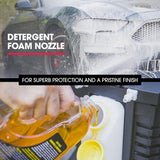 NNEMB RX540s Electric High Pressure Washer-2900PSI 2 Nozzles-Brush Head-Deck Cleaner-Detergent Bottle