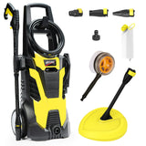 NNEMB RX540s Electric High Pressure Washer-2900PSI 2 Nozzles-Brush Head-Deck Cleaner-Detergent Bottle