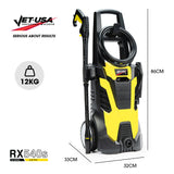 NNEMB RX540s Electric High Pressure Washer-2900PSI 2 Nozzles-Brush Head-Deck Cleaner-Detergent Bottle
