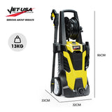 NNEMB RX540 Electric High Pressure Washer-2800PSI 2 Nozzles-Brush Head-Deck Cleaner-Detergent Bottle-10M Hose