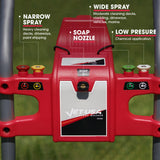 NNEMB 4800PSI Petrol Powered High Pressure Washer w/ 30m Hose and Drain Cleaner-CX760 Gen IV