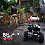 NNEMB 4800PSI Petrol-Powered High Pressure Cleaner Washer-TX770
