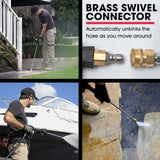 NNEMB 5000PSI Petrol Powered High Pressure Washer-TX870 Gen IV