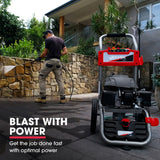NNEMB Petrol-Powered High Pressure Cleaner Washer w/ 30m Hose and Drain Cleaner-CX660