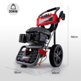 NNEMB Petrol-Powered High Pressure Cleaner Washer w/ 30m Hose and Drain Cleaner-CX660