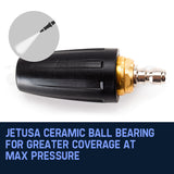 NNEMB 2500PSI High Pressure Washer Turbo Head Nozzle