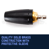 NNEMB 2500PSI High Pressure Washer Turbo Head Nozzle