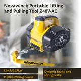 NNEDPE Novawinch PT1100 Portable Lifting and Pulling Tool 240V-AC
