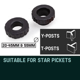 NNEMB Petrol Post Driver 4-Stroke Pile Star Picket Rammer Fence Star Four