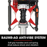NNEMB 52cc 2-Stroke Petrol Post Driver with Carry Case & 2 Drive Sockets