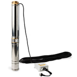 NNEMB 1HP Submersible Bore Water Pump Deep Well Irrigation Stainless Steel 240V