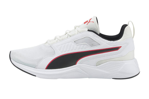 NNEKG Mens Disperse XT Running Shoes (White Black Urban Red Size 10 US)