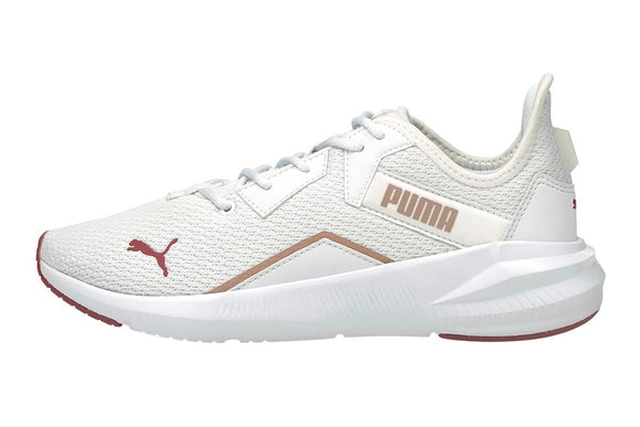 NNEKG Womens Platinum Shimmer Running Shoes (White Rose Gold Size 9 US)