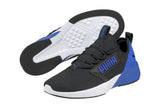 NNEKG Mens Retaliate Block Running Shoes (Black Future Blue Size 11.5 US)