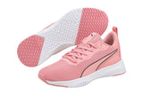 NNEKG Girls Flyer Flex Junior Shoes (White Black Peony Size 6 US)