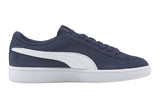 NNEKG Kids Smash v2 Suede Junior Sneakers (Peacoat White Size 4 US)