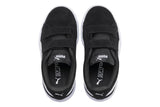 NNEKG Kids Smash v2 Suede V Pre School Sneakers (Black White Size 3 US)