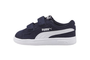 NNEKG Kids Smash v2 Suede V Infant Shoes (Peacoat White Size 9 US)