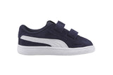 NNEKG Kids Smash v2 Suede V Infant Shoes (Peacoat White Size 9 US)