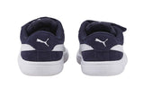 NNEKG Kids Smash v2 Suede V Infant Shoes (Peacoat White Size 9 US)