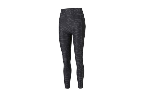 NNEKG Womens Train Favourite All Over Print High Waist 7 8 Tights (Black Size L)