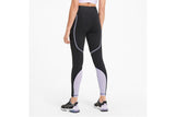 NNEKG Womens Train Bonded High Waist Full Tight (Black Light Lavender Size XS)