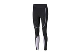 NNEKG Womens Train Bonded High Waist Full Tight (Black Light Lavender Size XS)