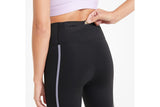 NNEKG Womens Train Bonded High Waist Full Tight (Black Light Lavender Size XS)