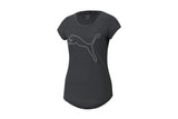 NNEKG Womens Performance Heather Cat Tee (Dark Gray Heather Size S)